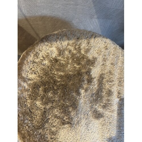 Hocker teddy champagne