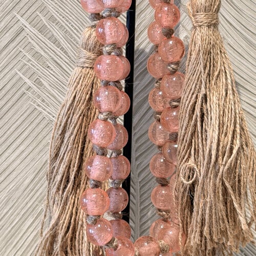 Ketting op voet Oud Roze
