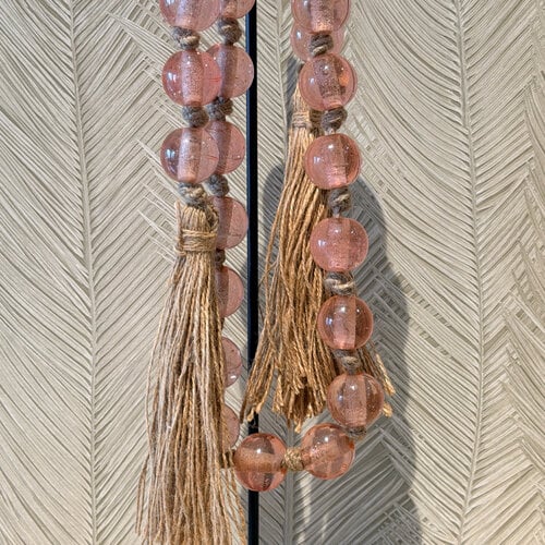 Ketting op voet Oud Roze
