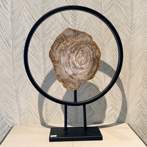 Ornament met versteend hout
