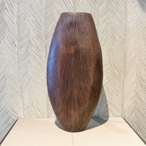 Vaas bruin hout Vaas bruin hout