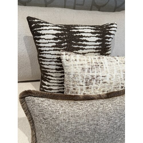 SJIEK Kussens Bruin Beige Set van 3 SJIEK Kussens Bruin Beige Set van 3