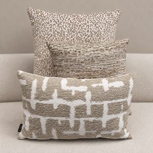 SJIEK Kussens Beige set van 3 SJIEK Kussens Beige set van 3