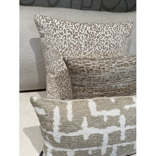 SJIEK Kussens  Beige Set van 3