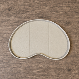 Dienblad Leder Beige Kidney Effen M