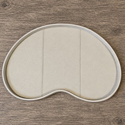 Dienblad Leder Kidney Effen XL Dienblad Leder Kidney Effen XL