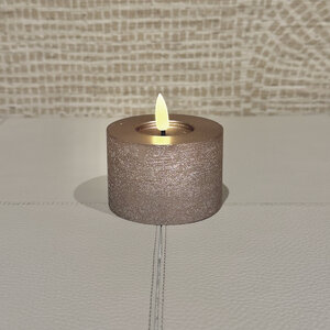 Mansion Kaarsen LED Licht Taupe Metalic (oplaadbaar) Mansion Kaarsen LED Licht Taupe Metalic (oplaadbaar)