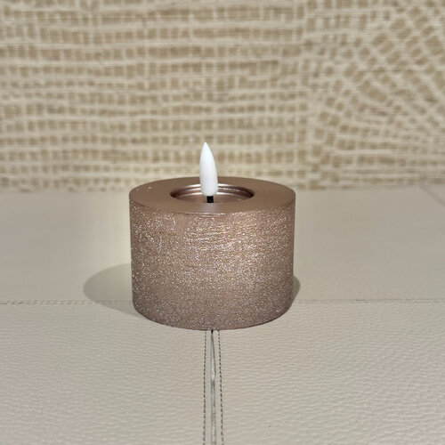 Mansion Kaarsen LED Licht Taupe Metalic (oplaadbaar)