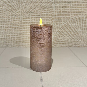 Mansion Kaarsen LED Licht Taupe Metalic (oplaadbaar) Mansion Kaarsen LED Licht Taupe Metalic (oplaadbaar)