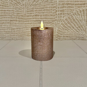 Mansion Kaarsen LED Licht Taupe Metalic (oplaadbaar) Mansion Kaarsen LED Licht Taupe Metalic (oplaadbaar)
