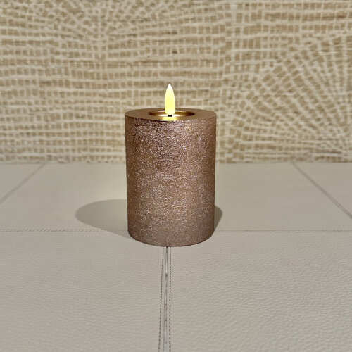 Mansion Kaarsen LED Licht Taupe Metalic (oplaadbaar)