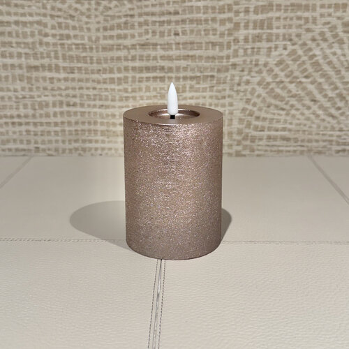 Mansion Kaarsen LED Licht Taupe Metalic (oplaadbaar)