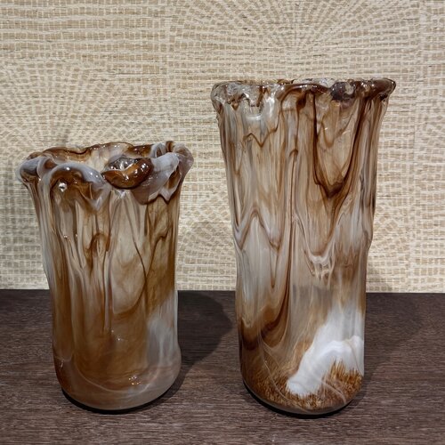Vaas Gemarmerd Glas