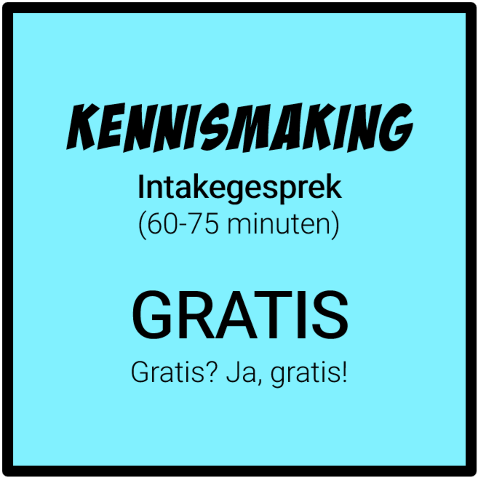 Kennismakings- en intakegesprek