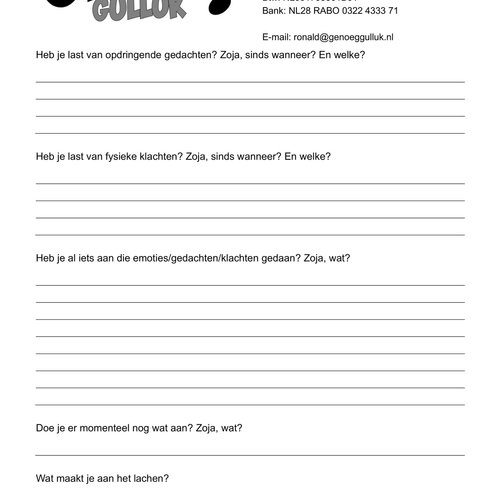Kennismakings- en intakegesprek