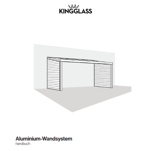 Seitenwand Aluminium Handbuch Cover