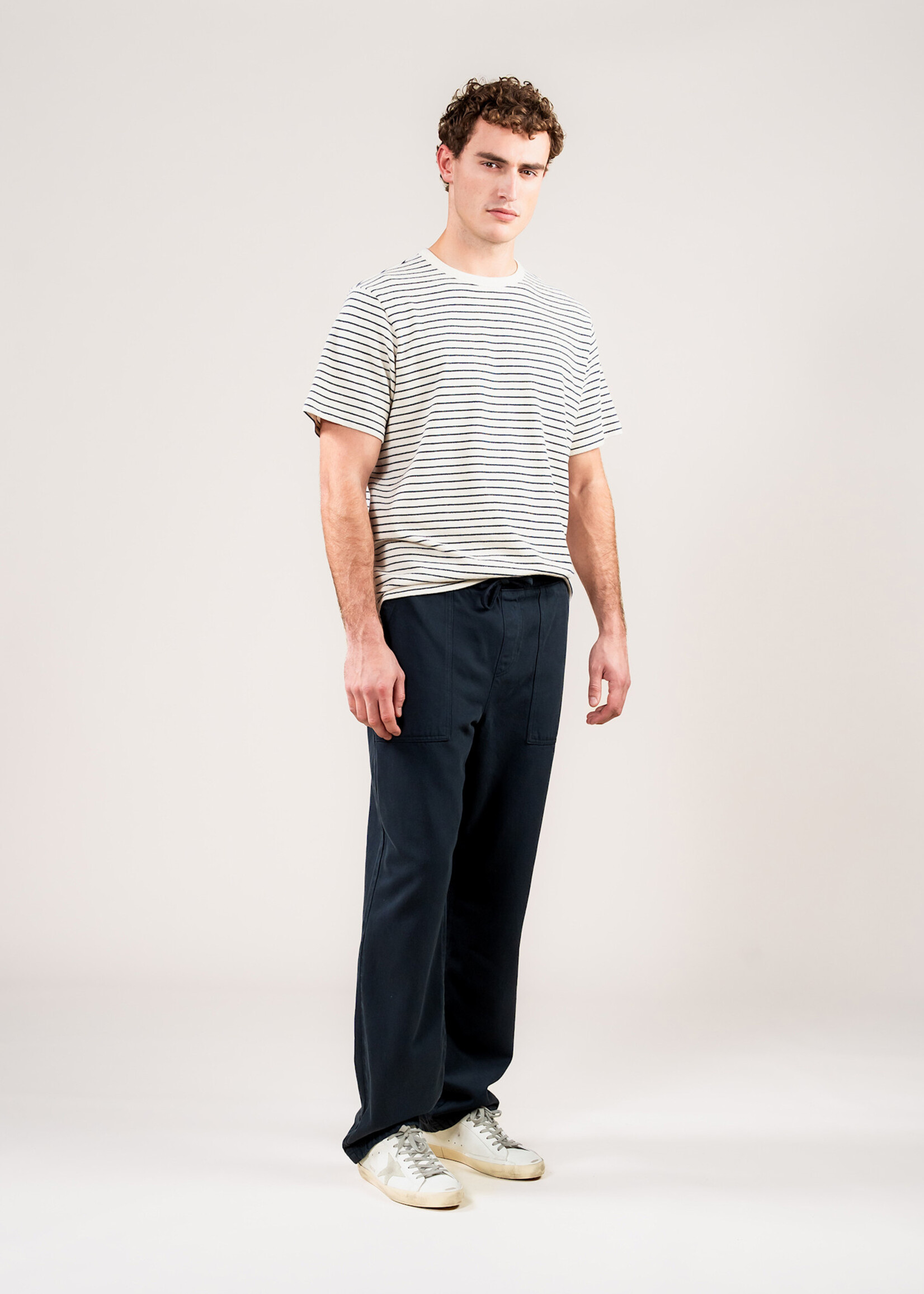 Kuyichi Liam Striped Tee