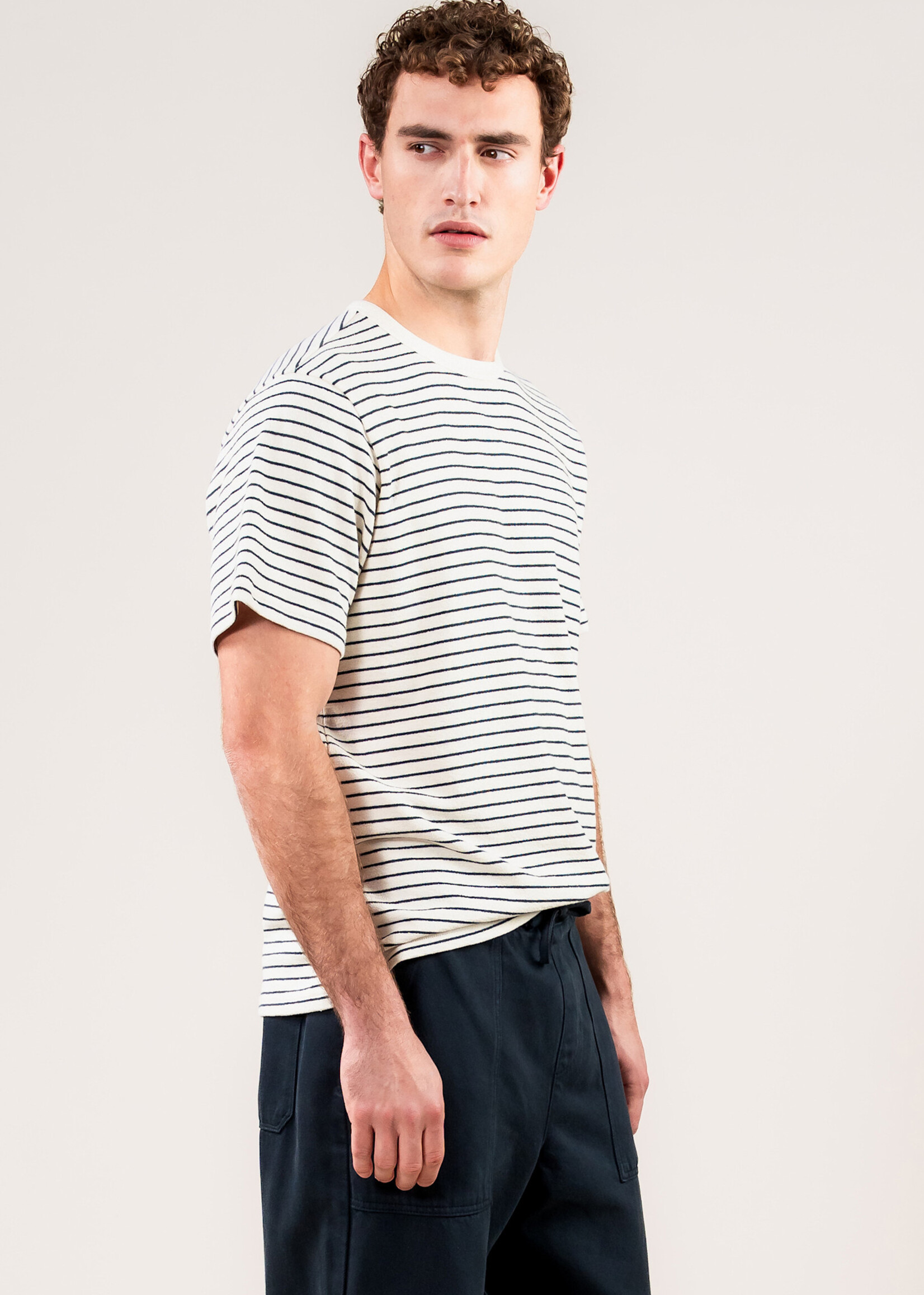 Kuyichi Liam Striped Tee
