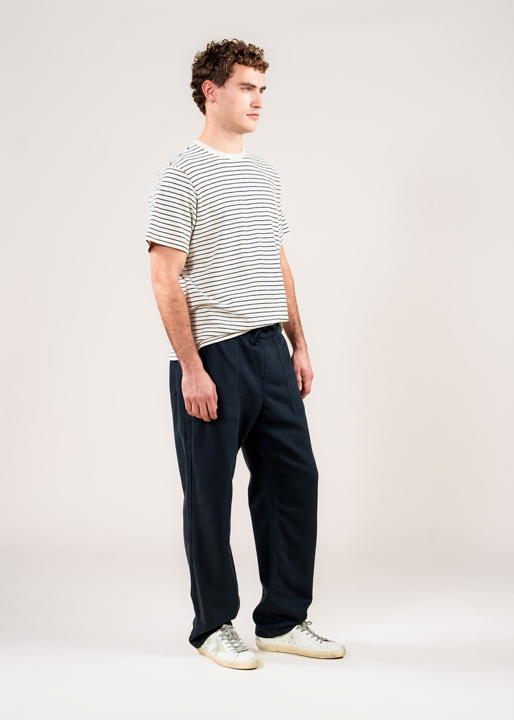 Kuyichi Liam Striped Tee