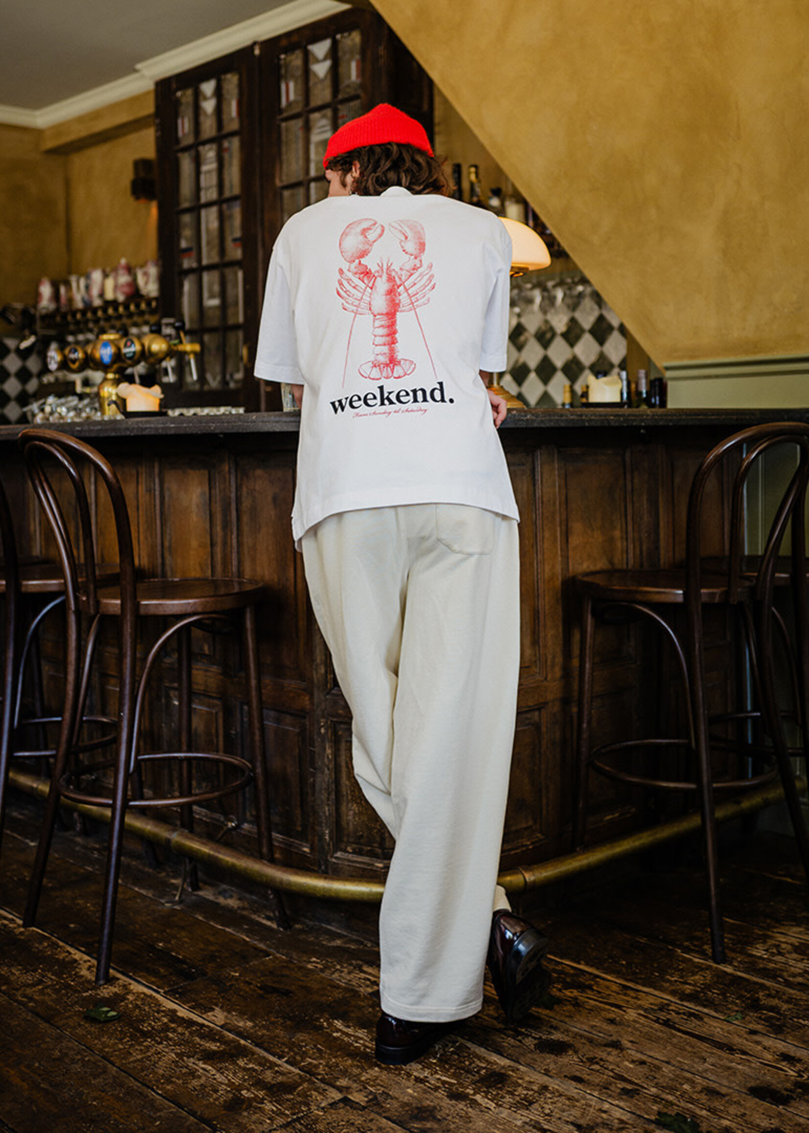 Pockies Lobster Weekend Tee - White