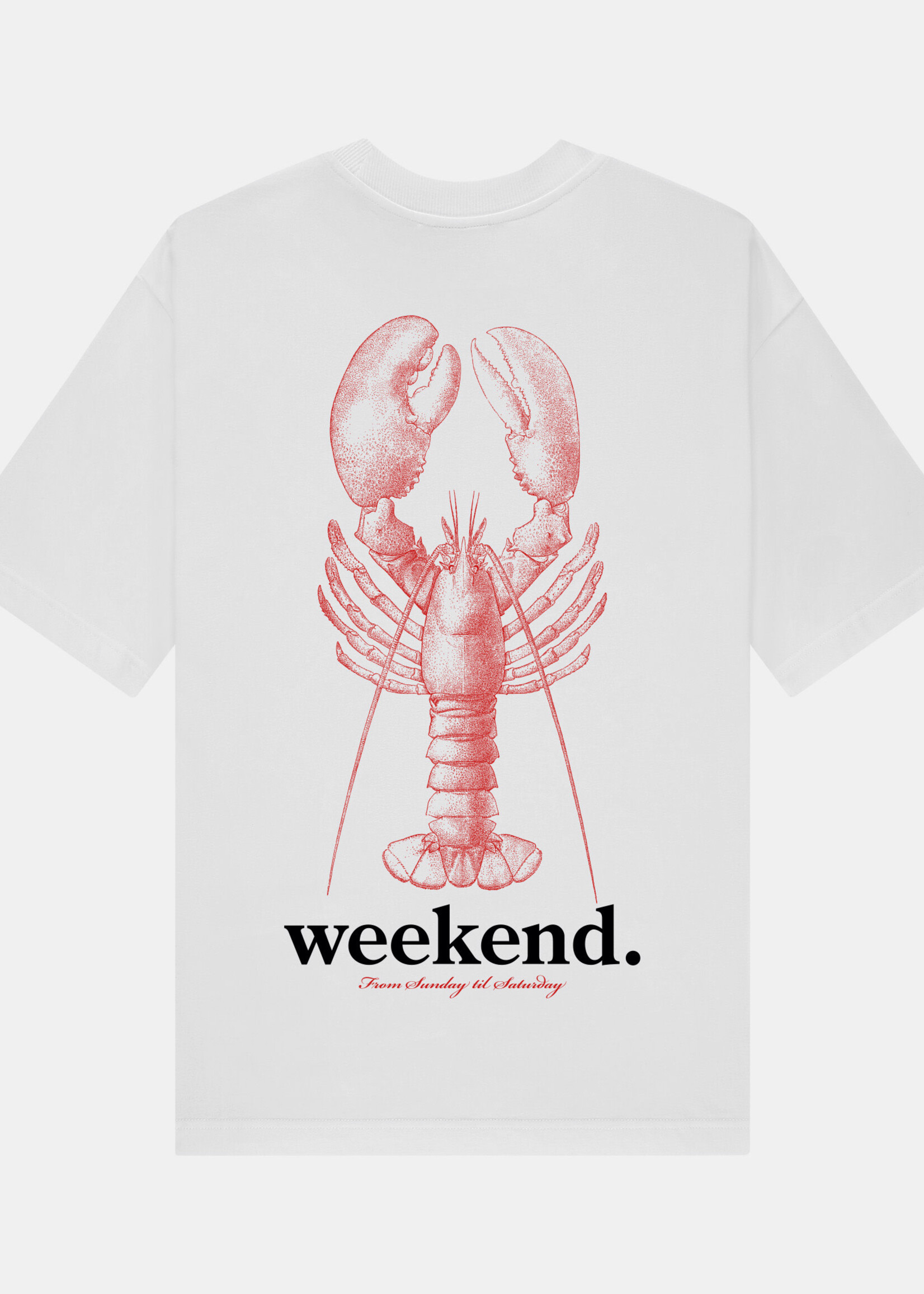 Pockies Lobster Weekend Tee - White