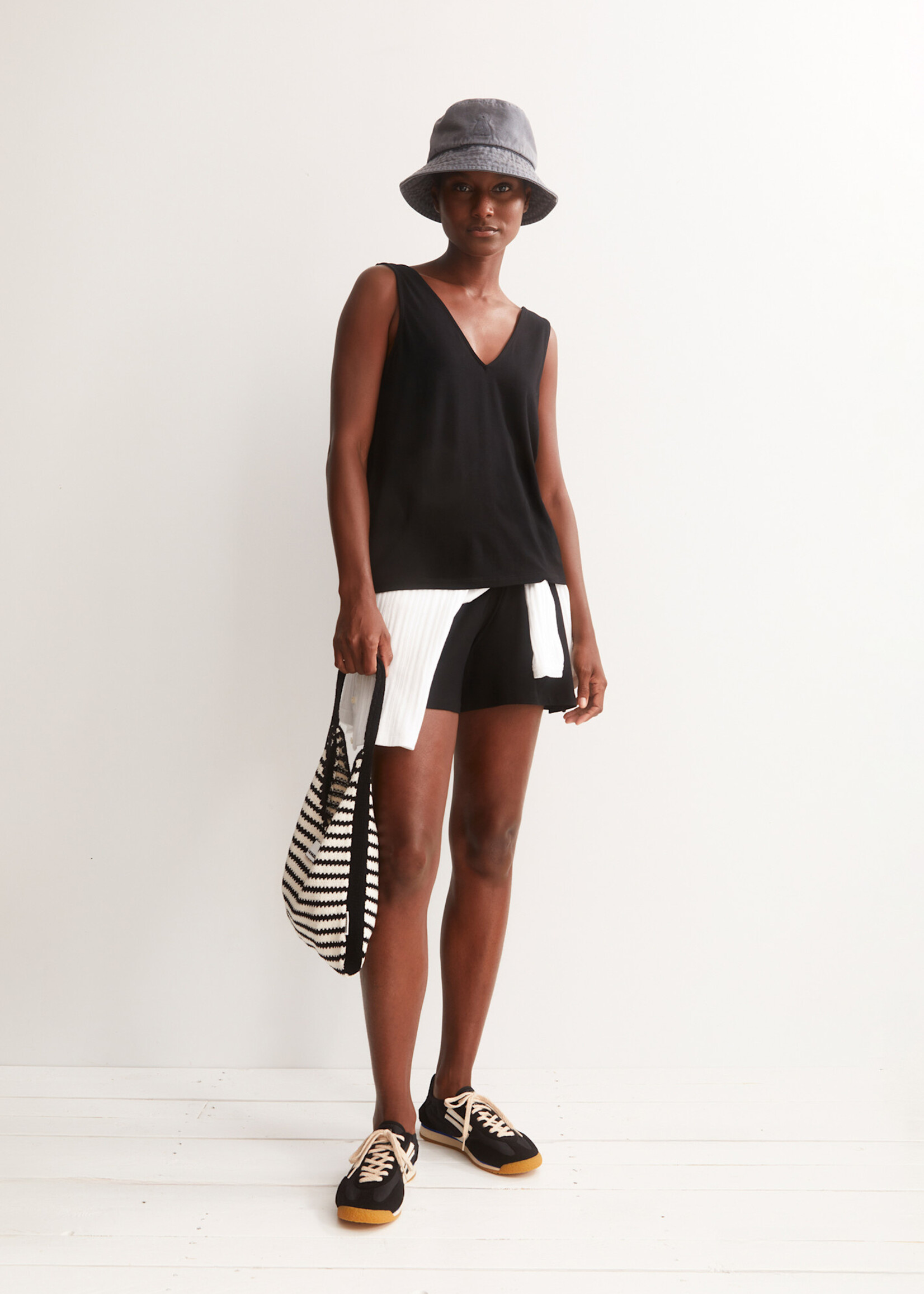 Armedangels V-NECK JERSEY TOP