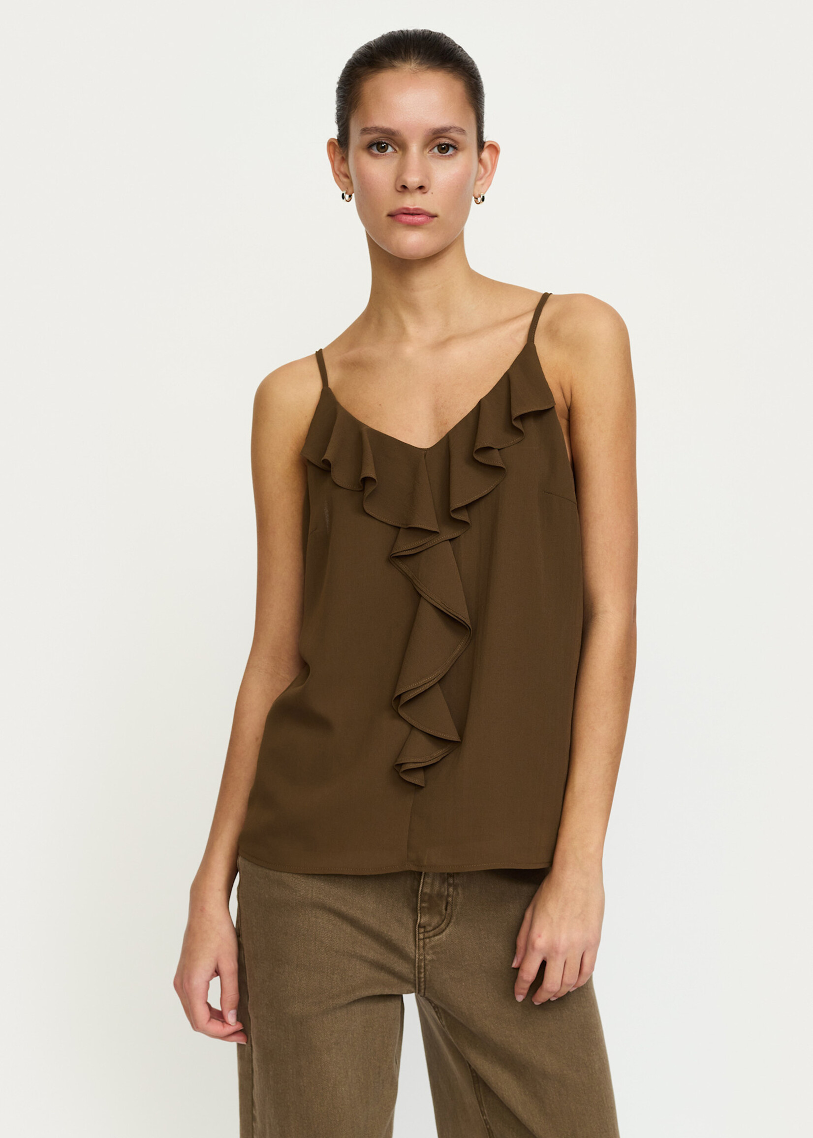 Soft Rebels SRFrida Frill Top GRS