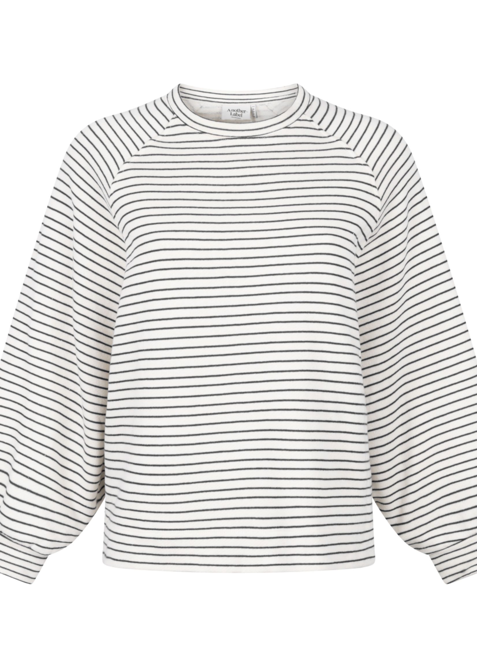 Another Label Flori stripe sweat l/s