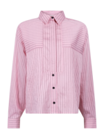 Another Label Cherree fine stripe shirt l/s