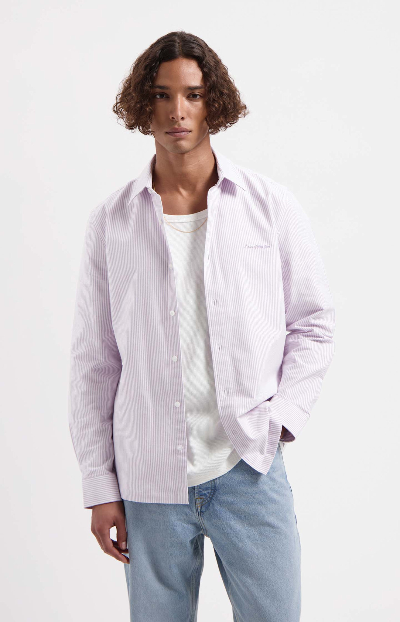 Law of the Sea ARTISAN OXFORD STRIPE SHIRT