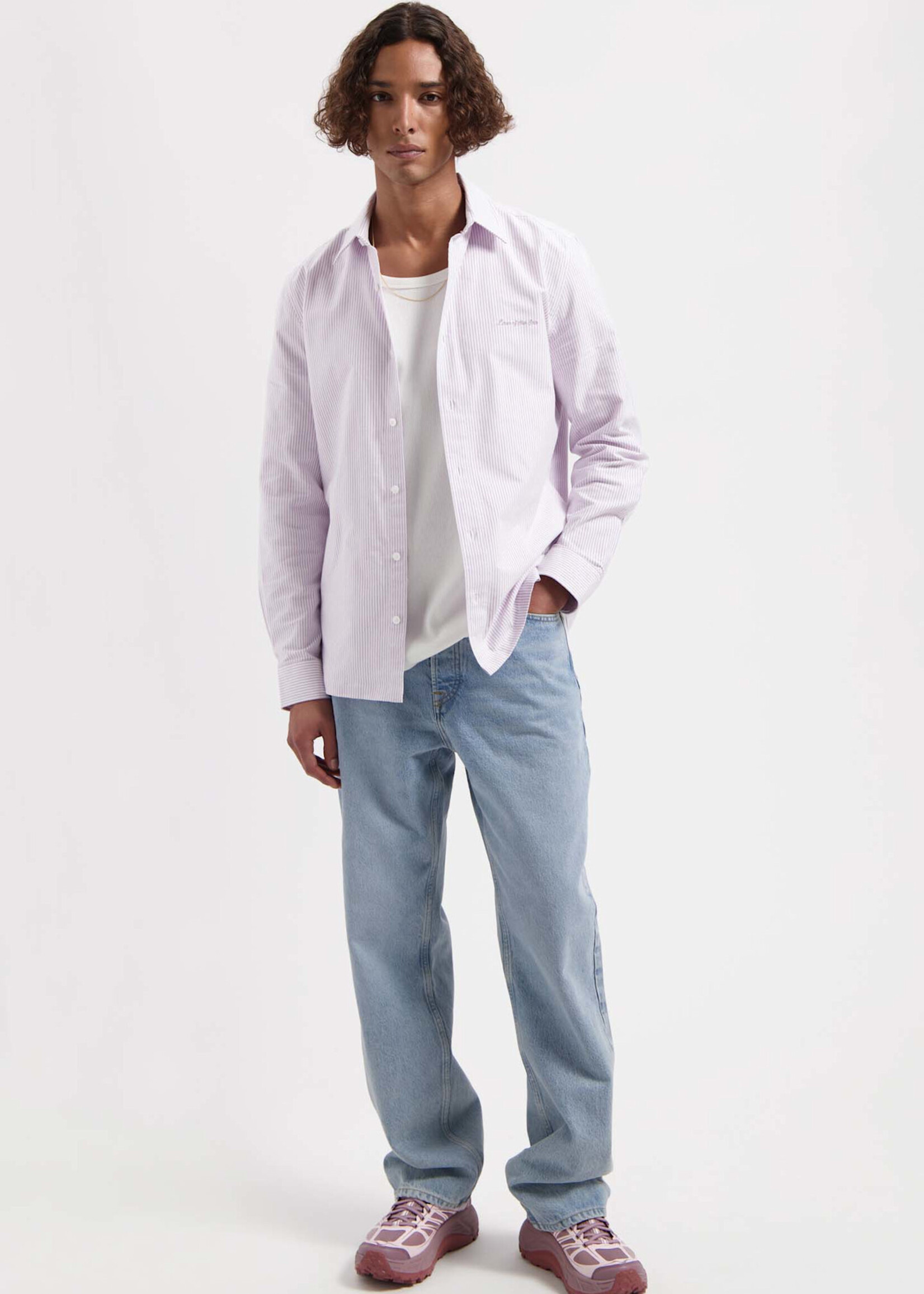 Law of the Sea ARTISAN OXFORD STRIPE SHIRT