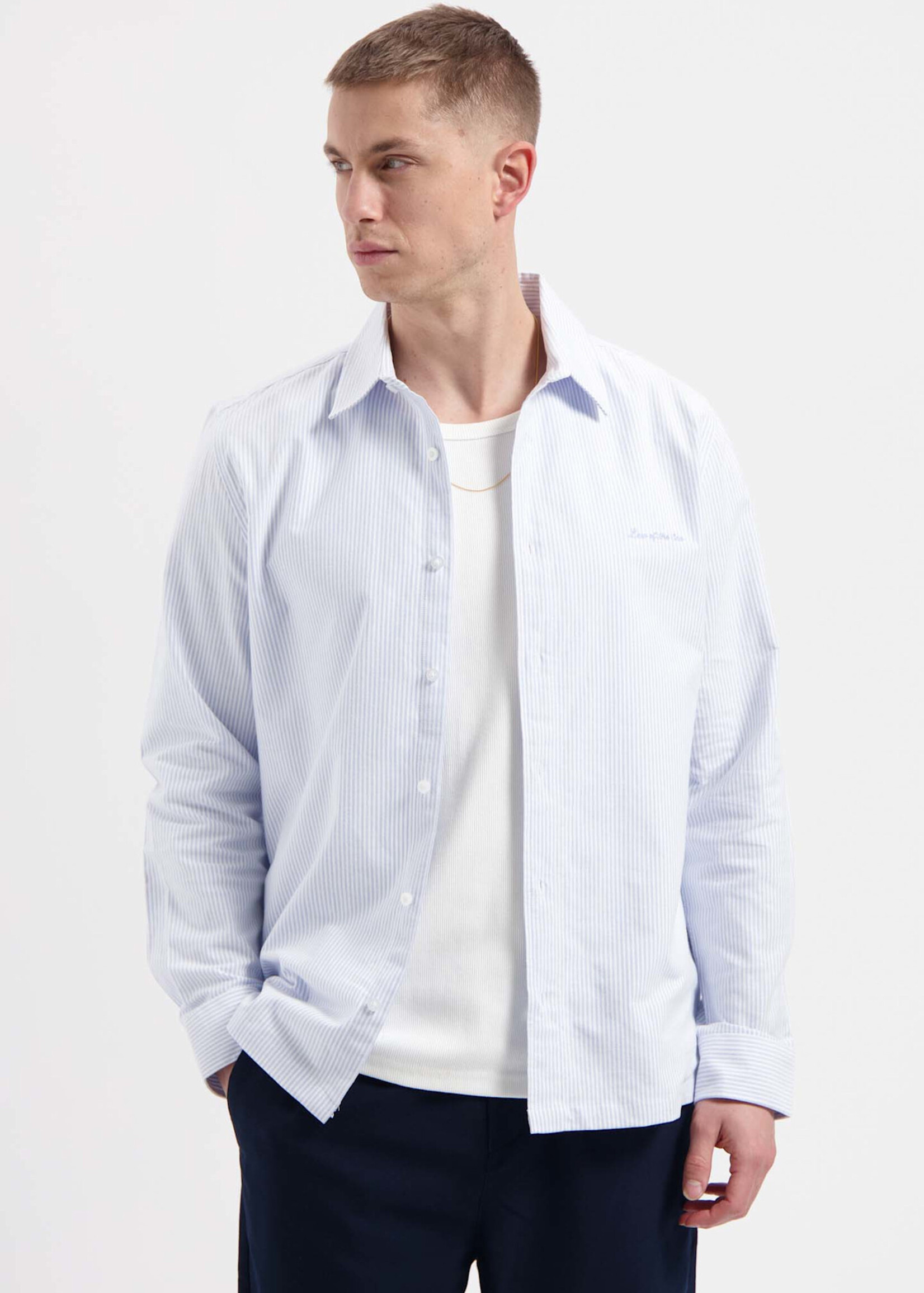 Law of the Sea ARTISAN OXFORD STRIPE SHIRT
