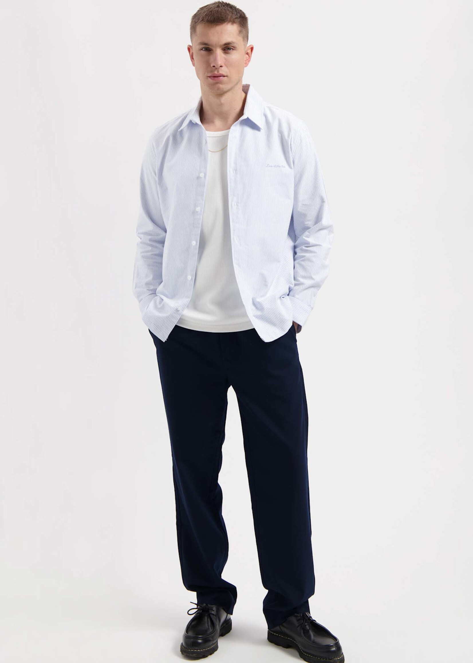 Law of the Sea ARTISAN OXFORD STRIPE SHIRT