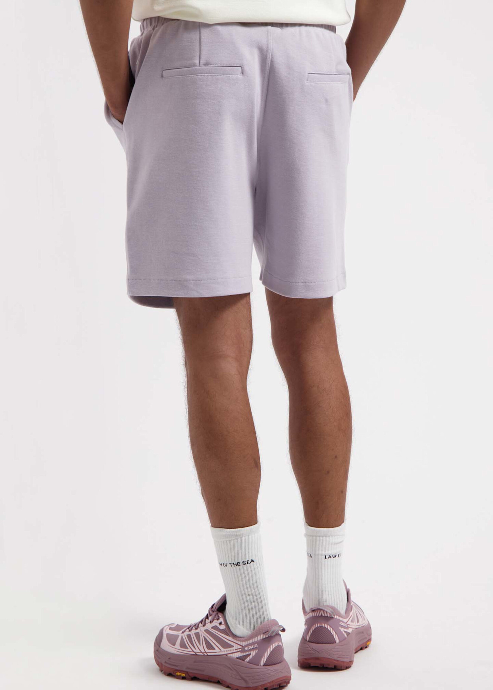 Law of the Sea STAR RIBBED SWEAT SHORTS