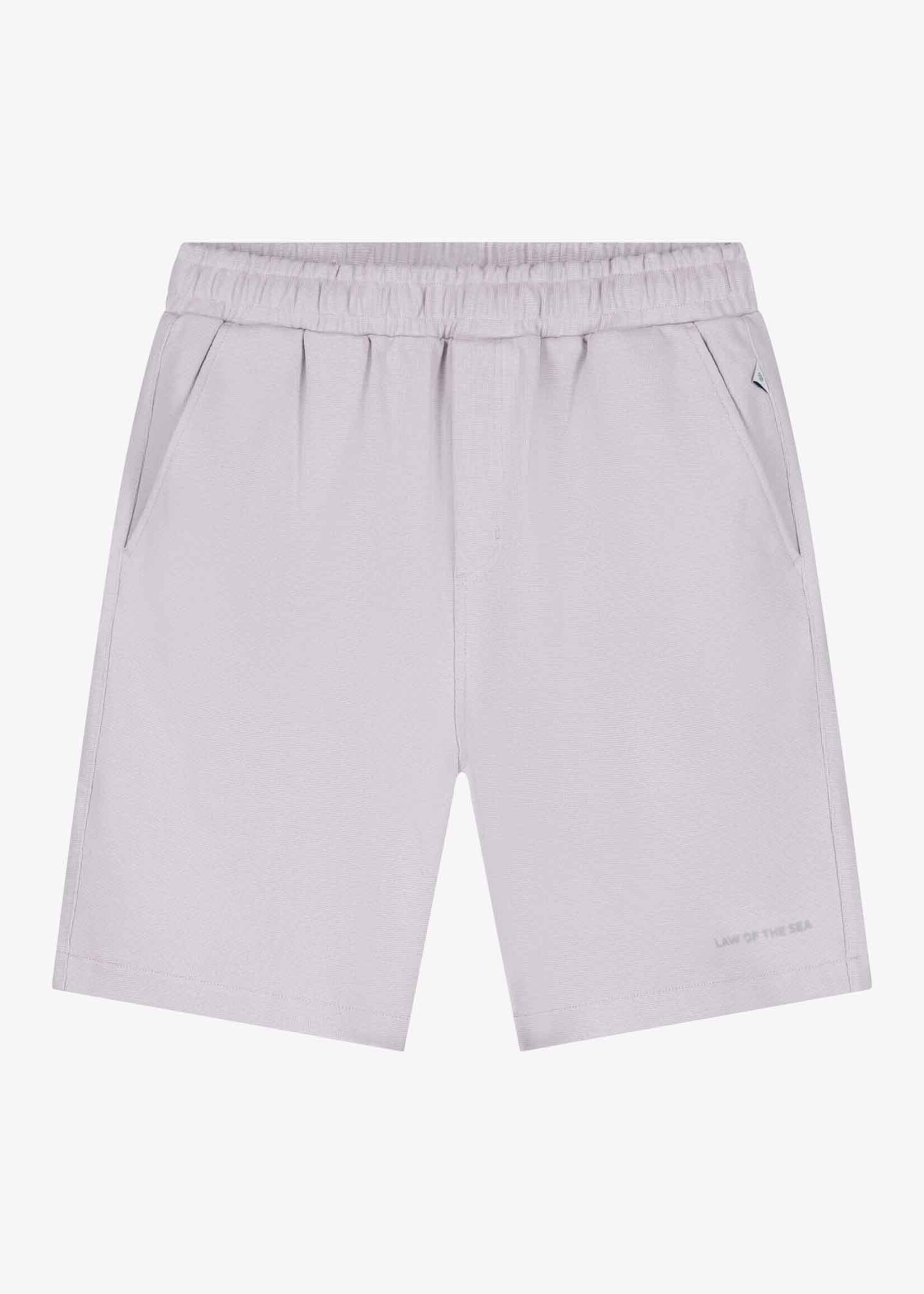 Law of the Sea STAR RIBBED SWEAT SHORTS