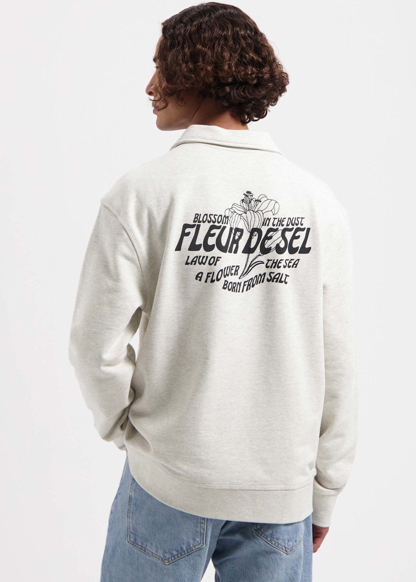 Law of the Sea SOREN MELANGE SWEAT POLO