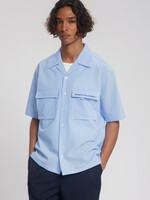 Law of the Sea CORALYN SEERSUCKER STRIPED SHIRT