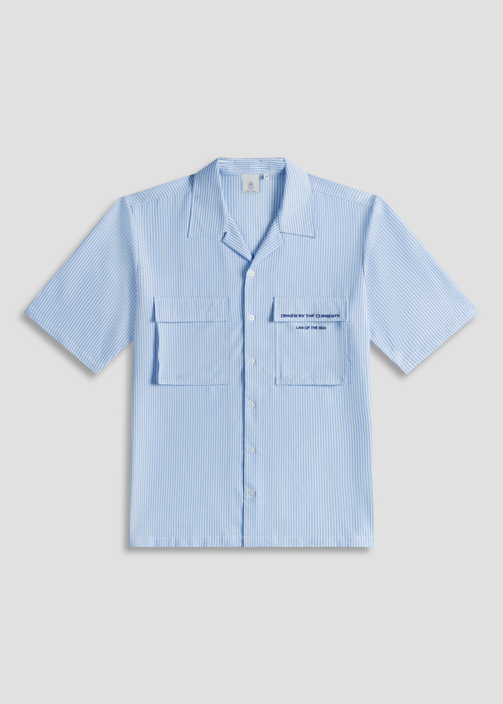 Law of the Sea CORALYN SEERSUCKER STRIPED SHIRT