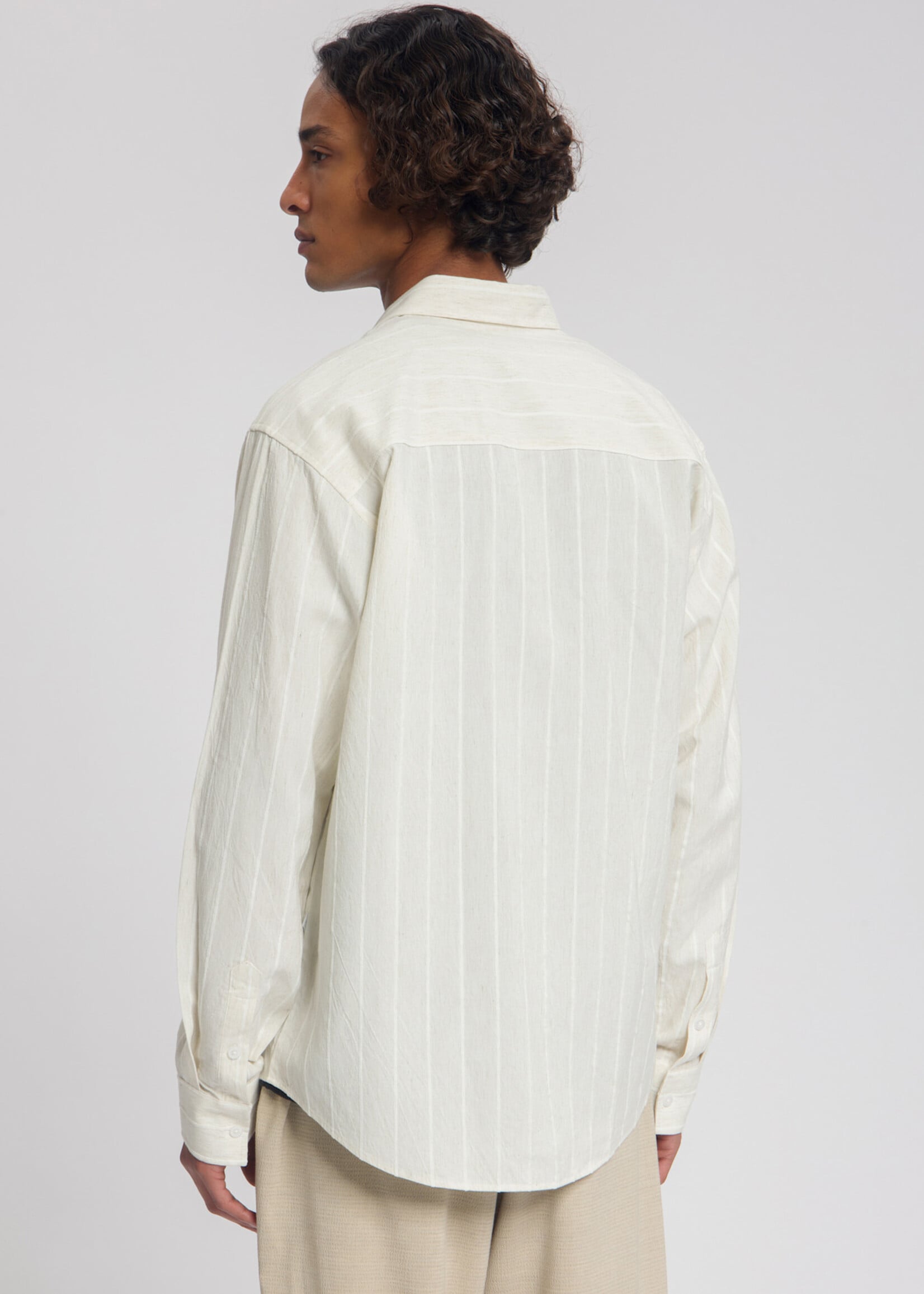 Law of the Sea SERENE STRIPED DOBBY SHIRT