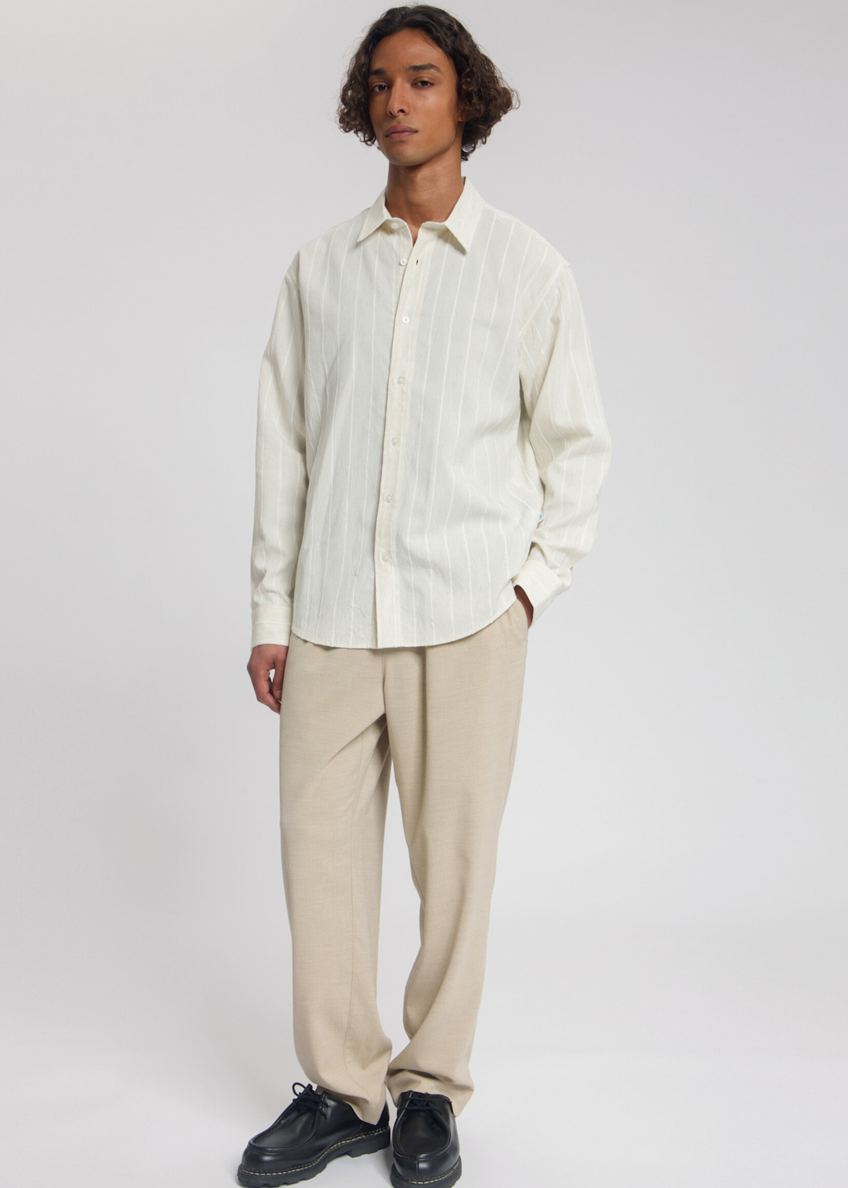 Law of the Sea SERENE STRIPED DOBBY SHIRT