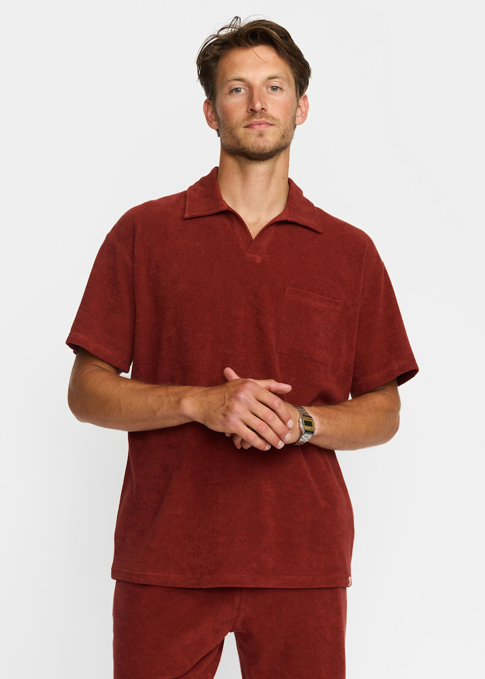 REVOLUTION 3232 Terry Polo Shirt