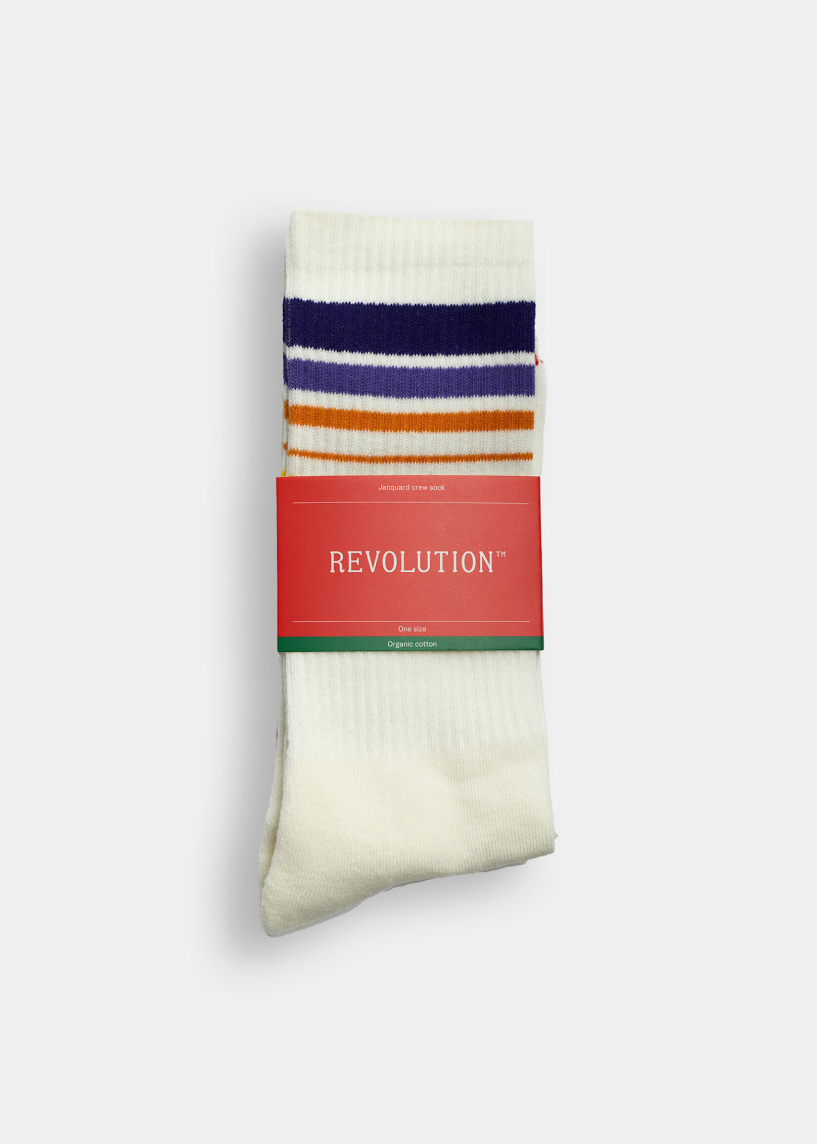 REVOLUTION 8919 Jaquard Crew Sock
