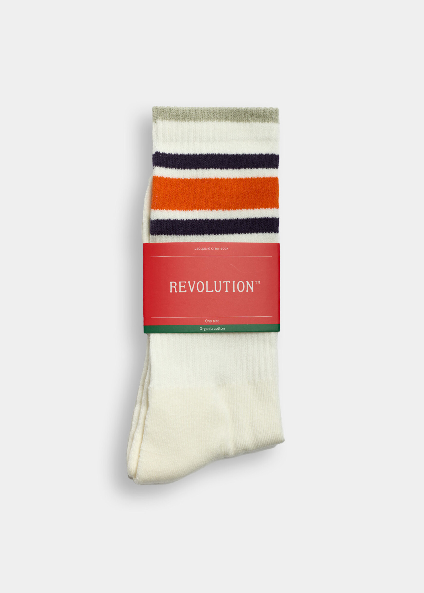 REVOLUTION 8922 Jaquard Crew Sock