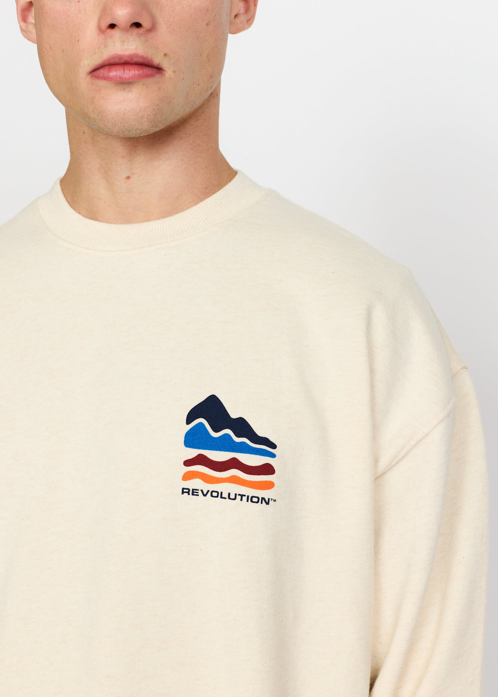 REVOLUTION 2812 TER Printed Crewneck