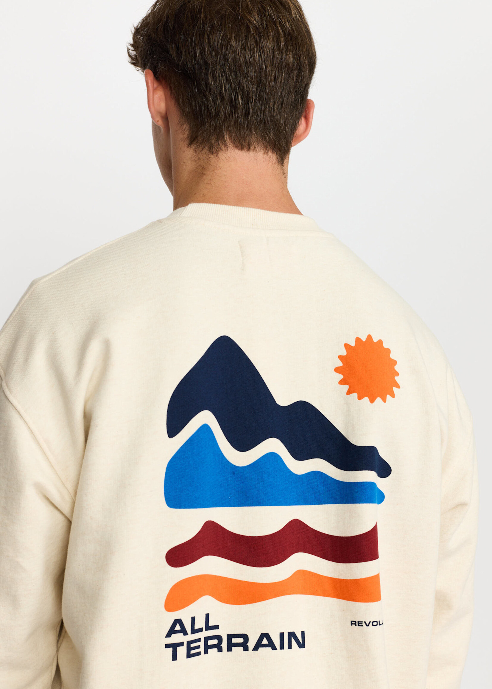 REVOLUTION 2812 TER Printed Crewneck