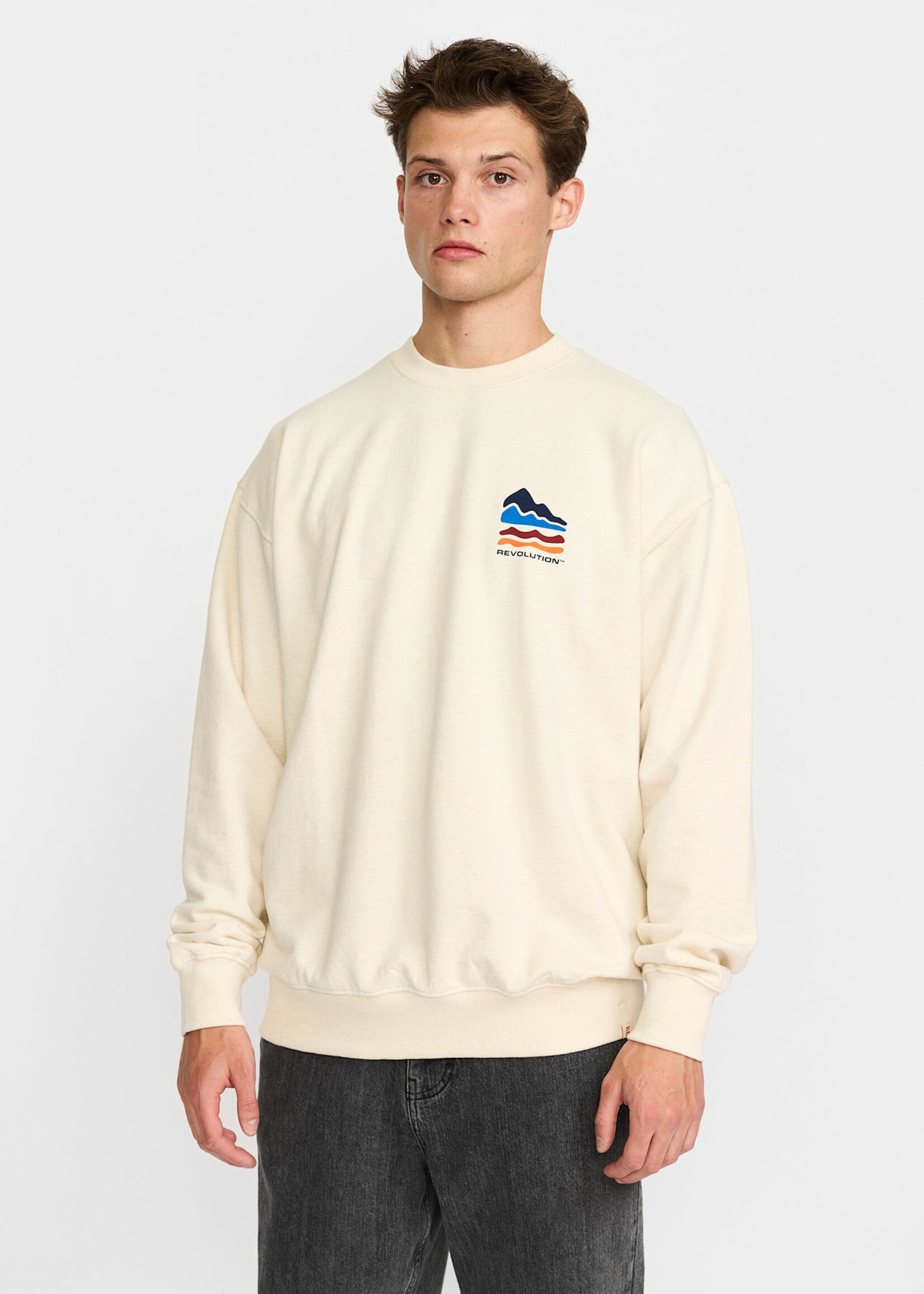 REVOLUTION 2812 TER Printed Crewneck