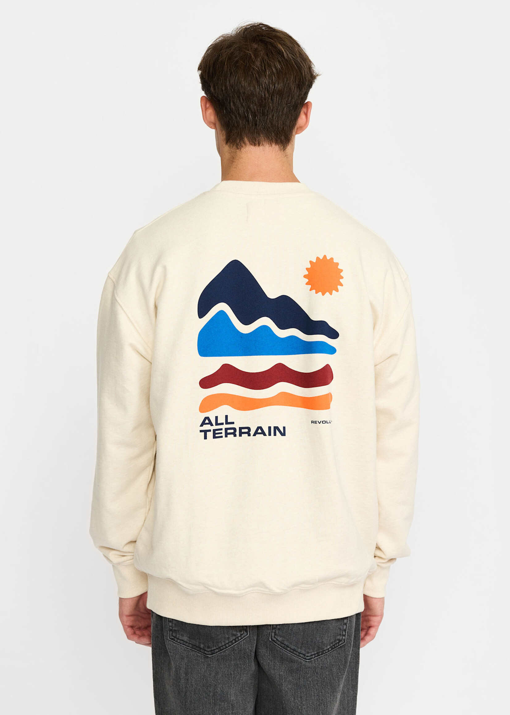 REVOLUTION 2812 TER Printed Crewneck