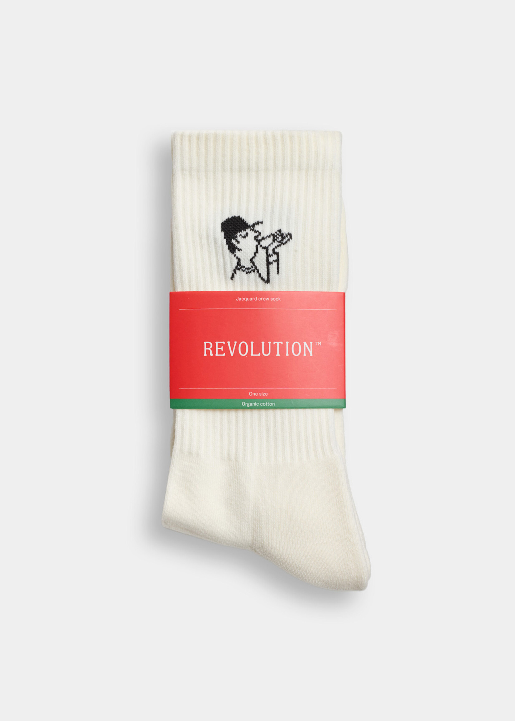 REVOLUTION 8925 COF Jaquard Crew Sock