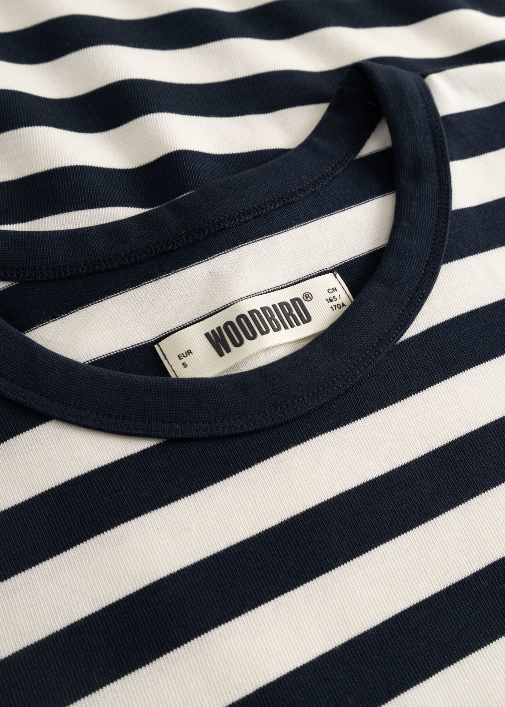 Woodbird Female WBJoul Wide Sleeve Stripe Tee
