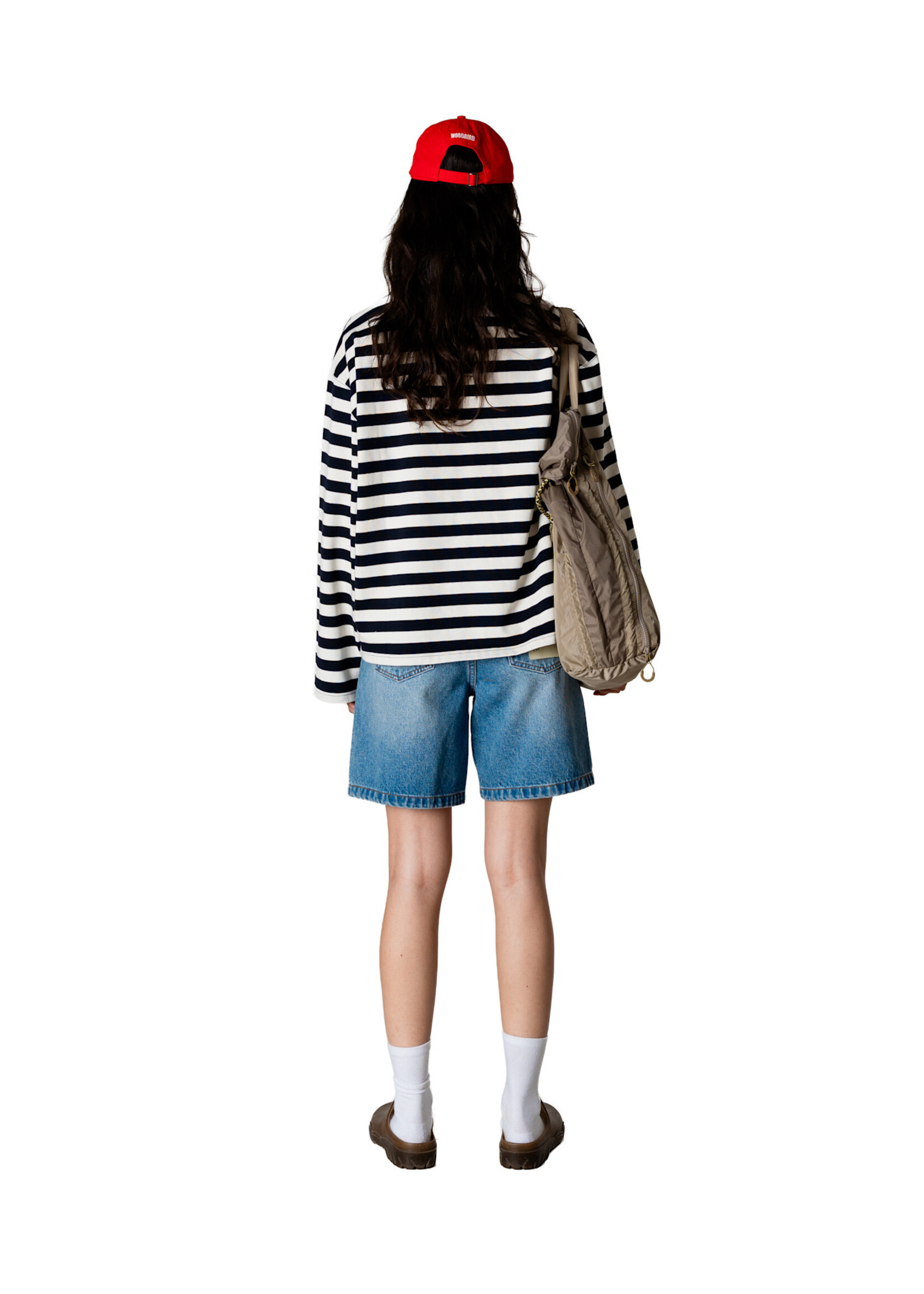 Woodbird Female WBJoul Wide Sleeve Stripe Tee